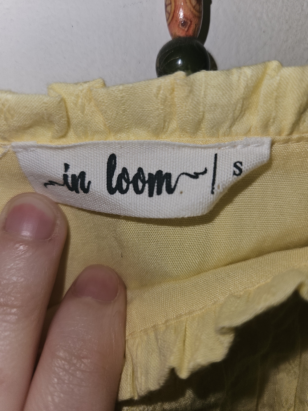 In Bloom Soft Yellow Ruffled Neck Maxi Dress - Picture 3 of 4